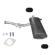 Endschalldämpfer Auspuff + Montagesatz fur Kia Sportage III SL 2.0 CVVT 163PS