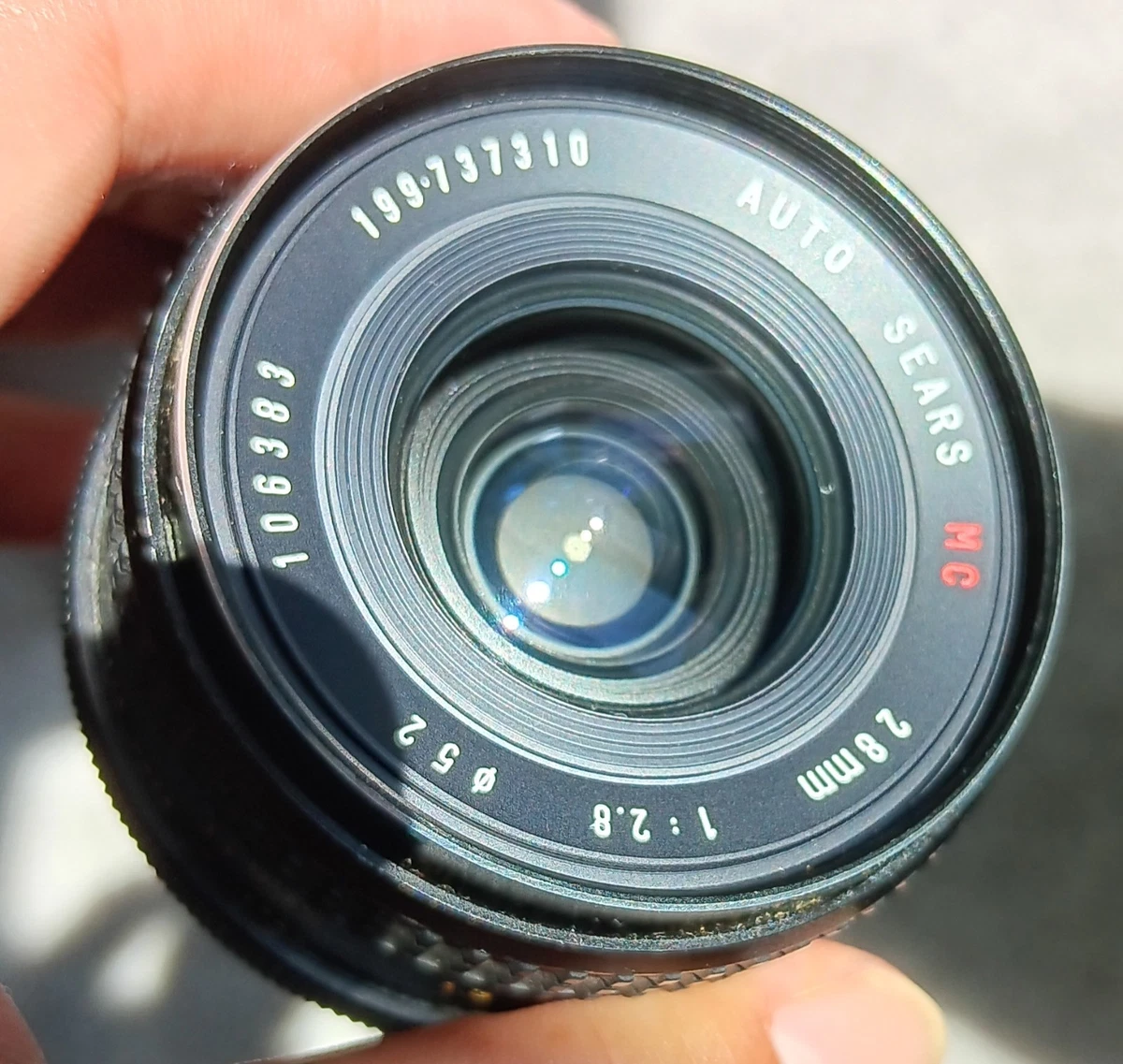 【良品】SEARS 28mm F2.8 オートシアーズ FD　オールドレンズ 良品】SEARS 28mm F2.8 オートシアーズ FD オールドレンズ Sears Auto