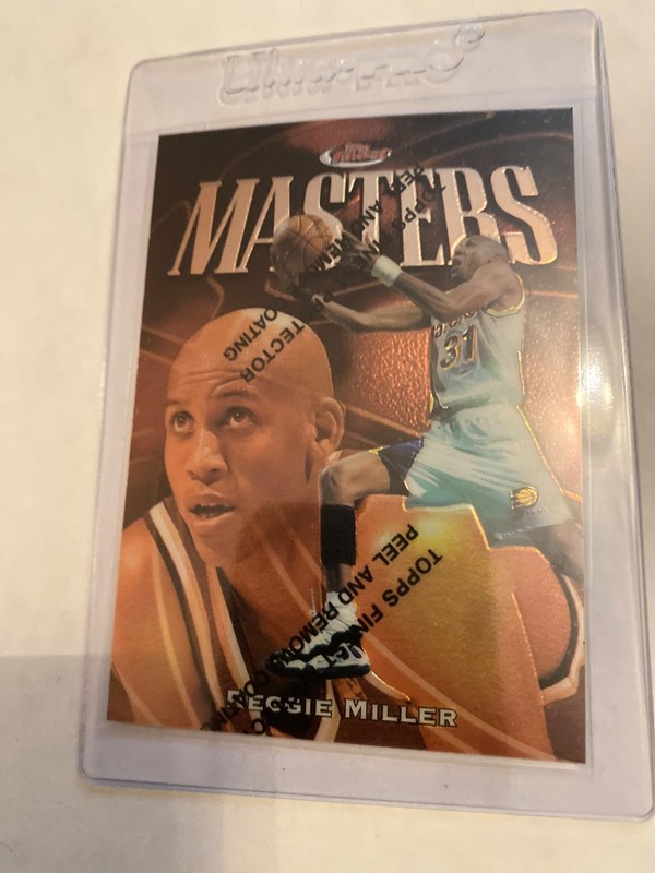 Flawless 1997-98 Topps Finest - Common Bronze Reggie Miller #49