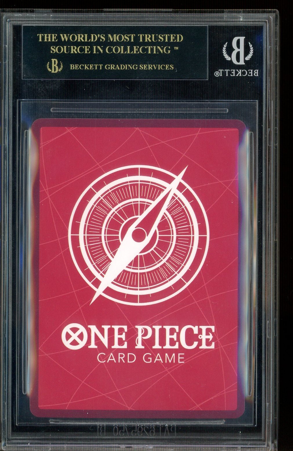 2025 BVB X ONE PIECE MATCH DAY PROMOS #003 MONKEY D. LUFFY BGS 10 BLACK LABEL view 2