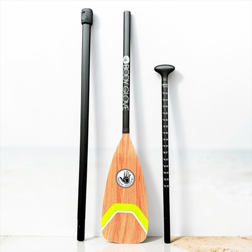 3-Piece Adjustable SUP Paddle –Lightweight, Floating Aluminum Shaft (Body Glove)