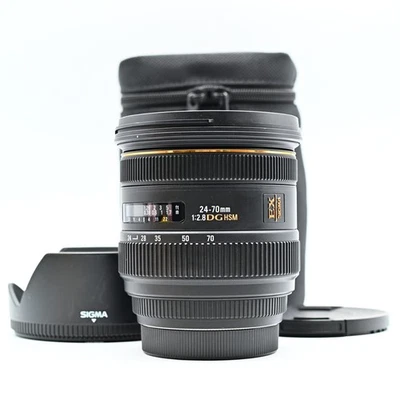 Objectif SIGMA 24-70mm f/2.8 IF EX DG HSM Canon EF JAPON [Near Mint] - Photo 1/4