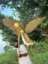 Playable Brass Celtic Carnyx War Horn: Medieval Deskford Replica