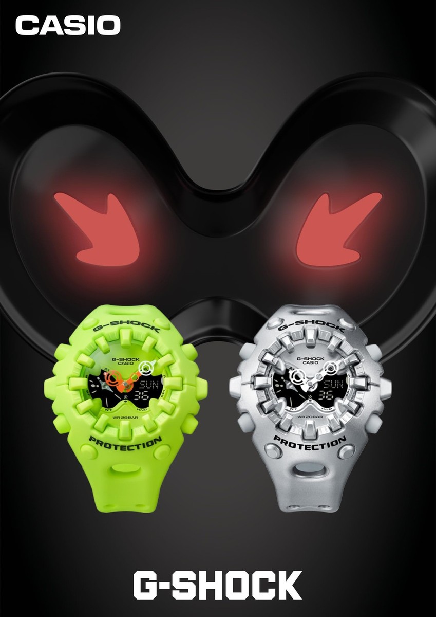 Unused CASIO G-SHOCK GA-V01-1AJF Black Analog Digital Men's Watch