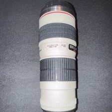 Canon Camera Lens Travel Mug White Black Drink Through Lid Photography