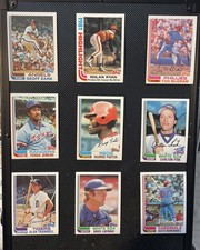 Vintage Lot Topps 1982 Nolan Ryan  Foster, Trammell Hernandez NM- NM Or Better