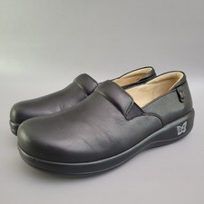 Alegria Womens Shoes Keli Pro Black Nappa Size 8.5M Nursing Loafer