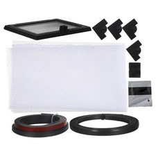 Fish Tank Cover Net: Aquarium Lid Mesh Top Hood - 19.7x15.8" Ventilation