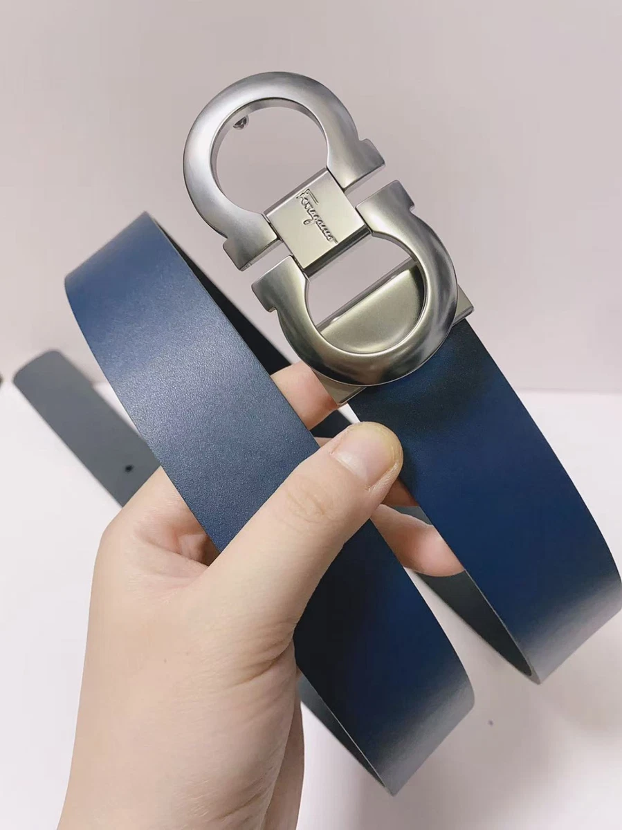 Salvatore Ferragamo Leather Blue Belts for Men for sale | eBay display picture 1