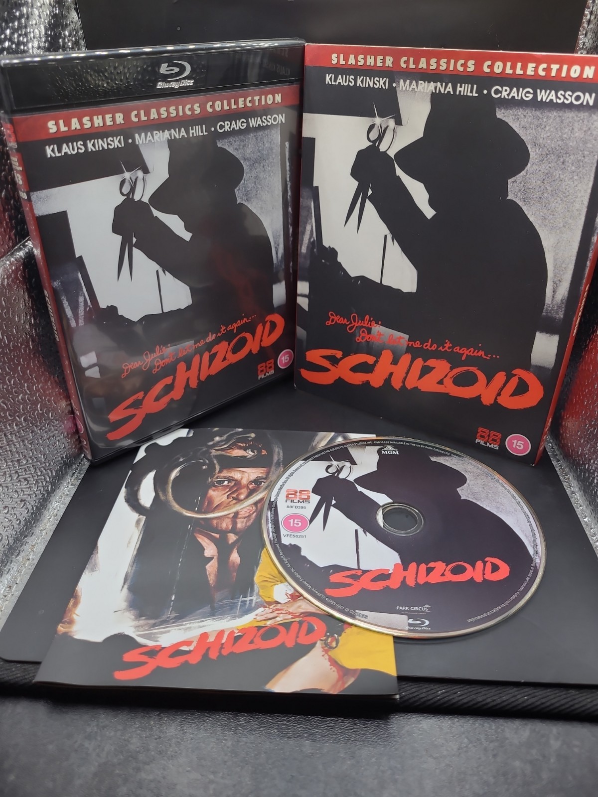 Schizoid - Blu-ray - 88 Films Slasher Collection - Klaus Klinski - Slipcover