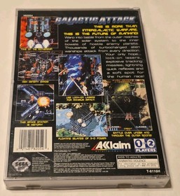 Galactic Attack (Sega Saturn 1995) CIB Complete with Registration Card LN MINT!