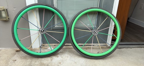 24x1 3/8 Spynergy wheelchair Lite Extreme (LX) customized vibrant multi-color