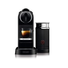 Image of De'Longhi NESPRESSO Citiz 1L Coffee Machine with Milk Frother Black - EN267.BAE