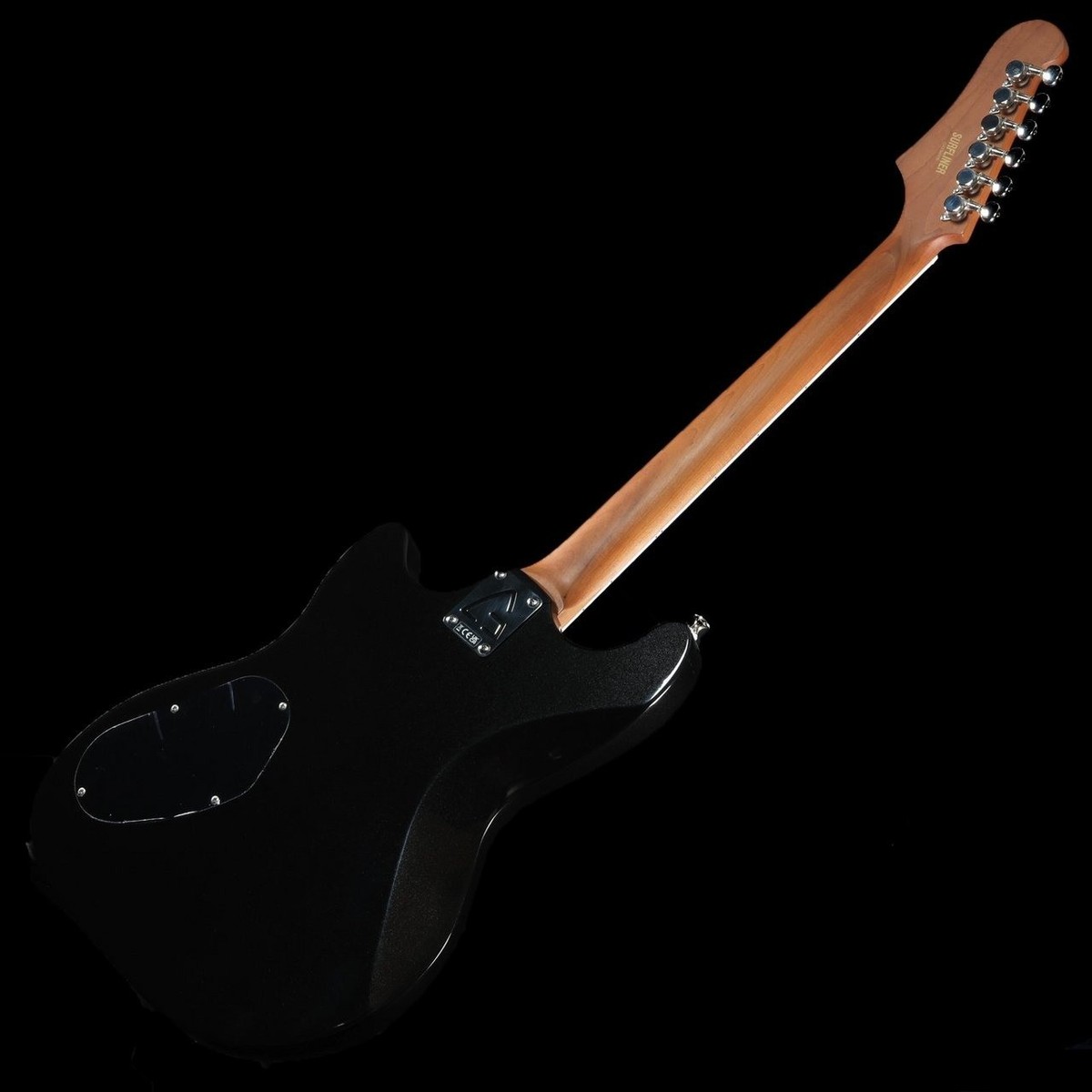 Guild Surfliner Deluxe Black Metallic SSH Vintage Offset Electric