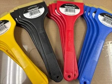 16 PACK Fantastic Ice Scrapers Brass Blade Color May Vary Great Chrsitmas Gift