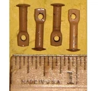 Set of 4 Arm/Leg Replacement Pins for Marx Johnny West Cobra Custer Maddox Zeb