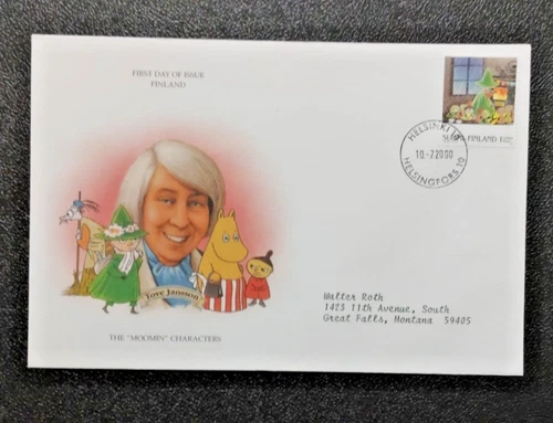 Fdc Finland "Moomin Characters"  October 7, 2000 Multicolor 528