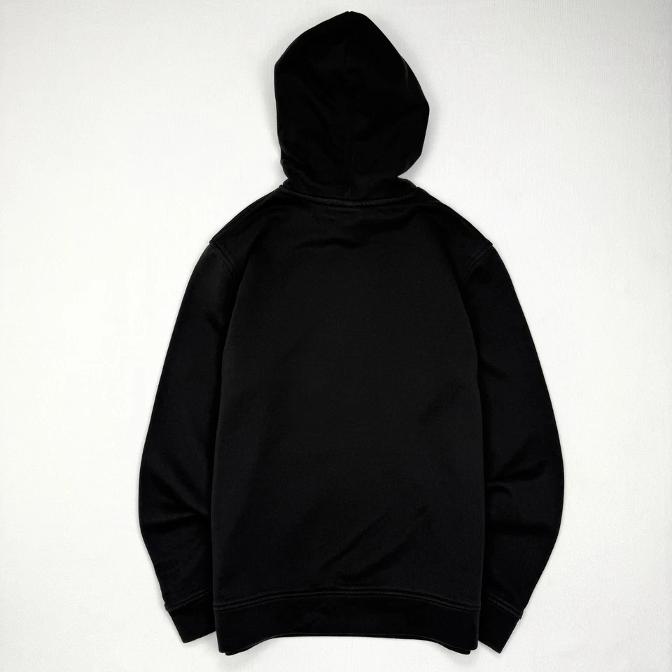 HUGO BOSS Moletom Pulôver com Capuz Masculino M/L Slim Fit Preto Logotipo Gradiente - Imagem 4 de 4