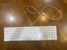 Aluminum USB Wired Keyboard with Numeric Keypad for Apple Mac iMac Macbook