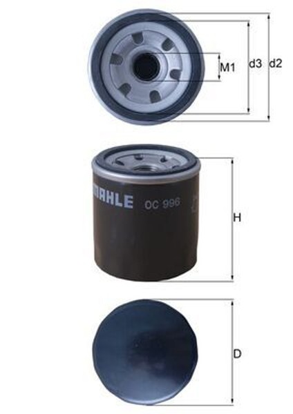 Knecht ÖLfilter Passend FüR Chevrolet Aveo Spark-image