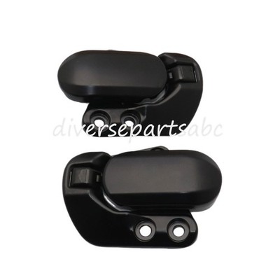 Left & Right Soft Top Roof Latch Lock Clamp Kit For 1990-2005 Mazda Miata Convertible – Black Anodized