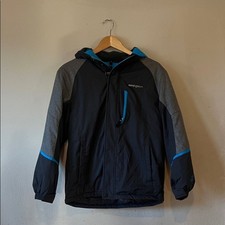 ZeroXposur Black Grey Blue Kids Coat