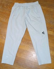 Adidas Womens xl Athletic Pull On Pants. Light Grey Quick Dry. Washable.Flawless