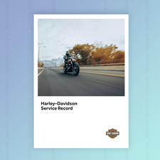 Harley Davidson HD Motorcycle Service Book Blank