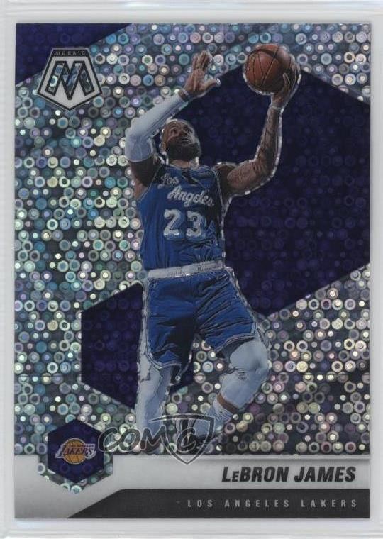 2020-21 Panini Mosaic Fast Break Silver Prizm LeBron James #81 0ud4