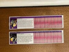 Vintage Transformers G1 Tech Specs Bio Cards Ravage & Buzzsaw 1984 Hasbro