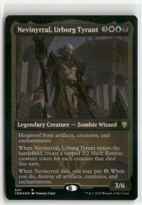 Nevinyrral, Urborg Tyrant FOIL Etched  Commander Legends MTG NM