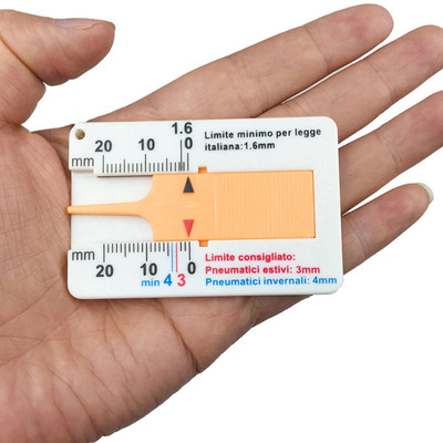 5x Reifenprofilmesser Auto PKW 0-20mm Werkzeug Profiltiefen Messgerät