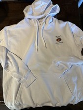 Tito's Vodka Hoodie Men  s XL White Hooded Sweatshirt Pullover Austin Texas