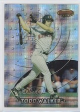 1997 Bowman's Best Atomic Refractor Todd Walker #107 a8r