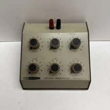 Vintage Heathkit Decade Resistance Substitution Box IN-17 - Untested -