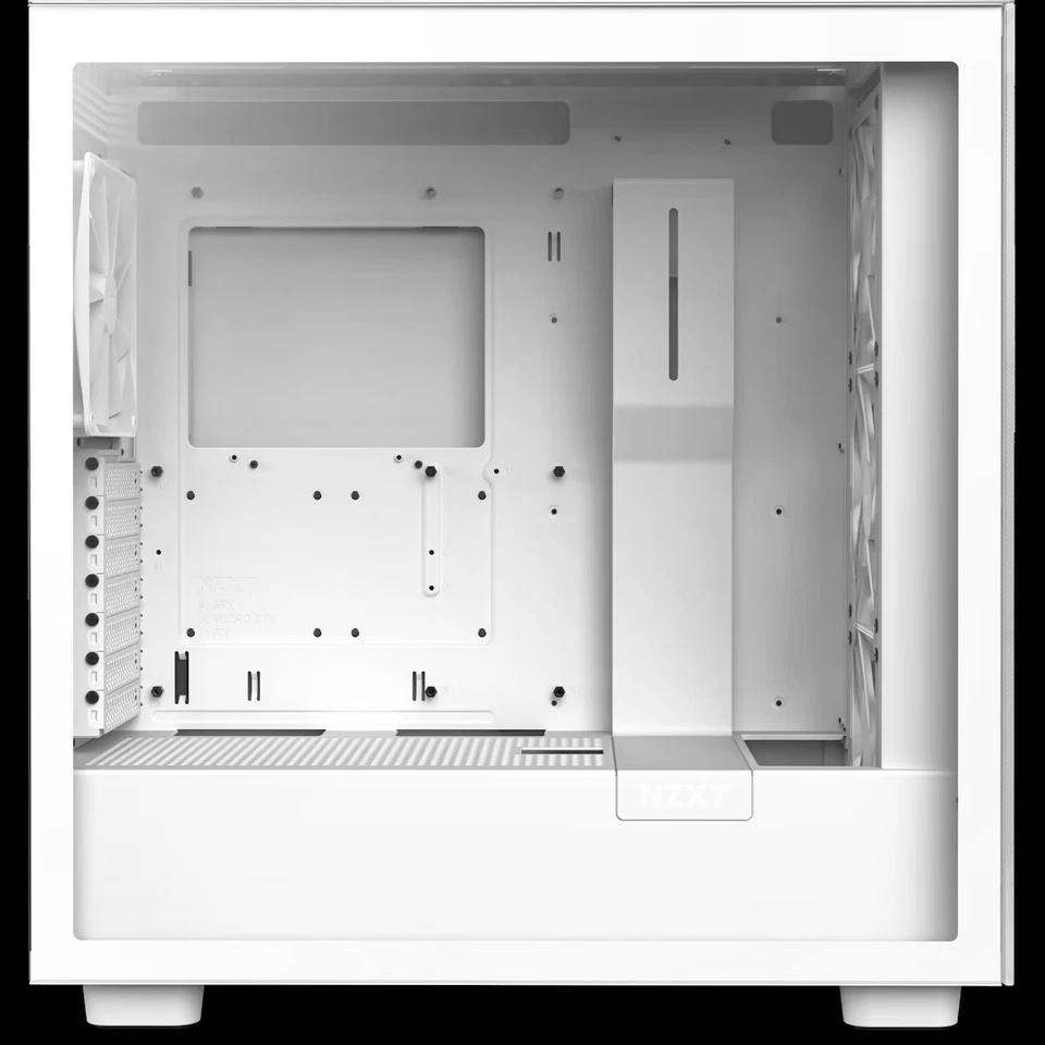 NZXT H7 Elite Mid Tower Case - Matte White - Image 4 of 4