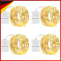 Lichterkette 60 Led 6M Kupfer Warmweiß Mit 8 Modi Und Timer FüR Dekoration