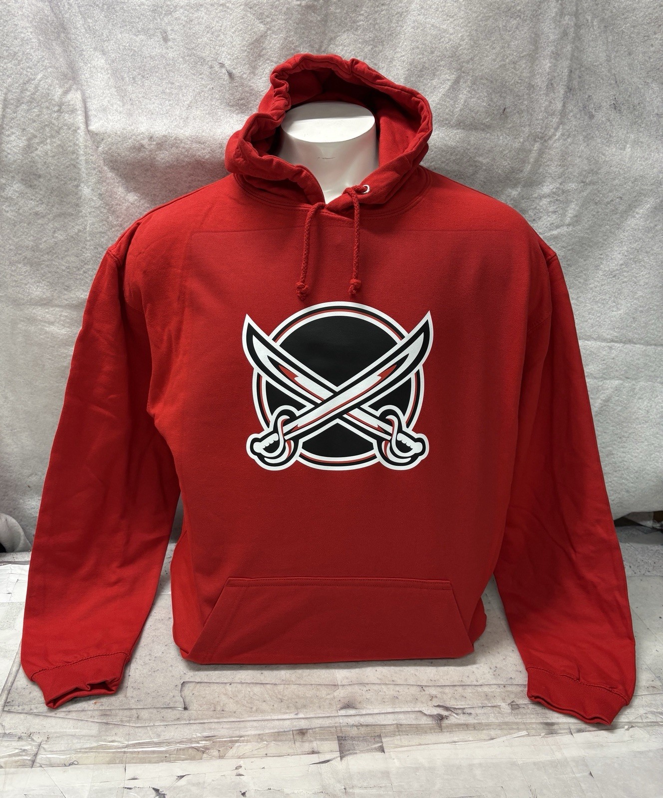 Buffalo Sabres Hoodie Sweatshirt XL Vintage Butterknives Red Shirt Jersey New