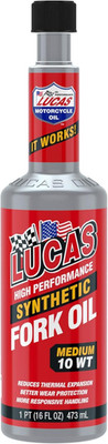 Lucas Oil 10772 Synthetic Fork Oil 10Wt. Medium, 16. Fluid_Ounces