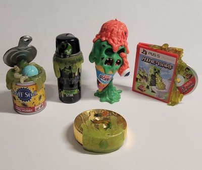Lot of 5 Mega Gross Minis by Zuru: Dog Vomit/Mine-Barf/Eye Scream/Stynx Deodoran