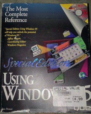 Special Edition Using Windows 95 Que. Good Condition.