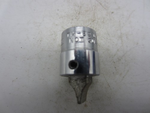 SNAP ON TOOLS  1/4" SAE -- FLAT TIP --  SHORT BIT SOCKET -- 1/4" Drive -- TM-82 - Picture 5 of 8