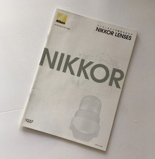 NIKON NIKKOR LENSES General Japanese Catalog Published in October 2015 from JP