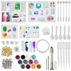 DIY Silicone Ring Pendant Epoxy Resin Mold Mould for Resin Jewelry Making Craft