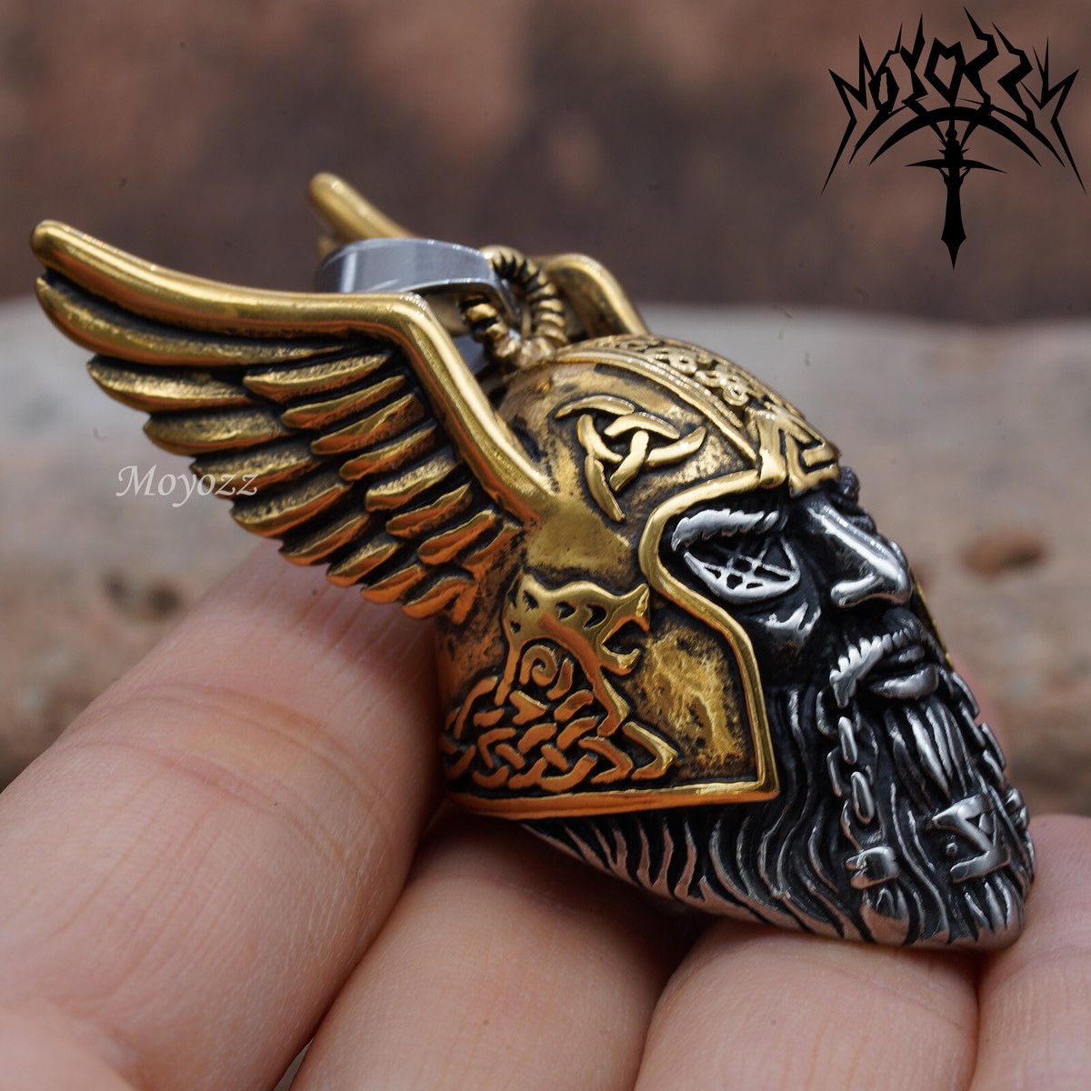 Odin Viking God Ride Guardian Bell Motorcycle Bells for