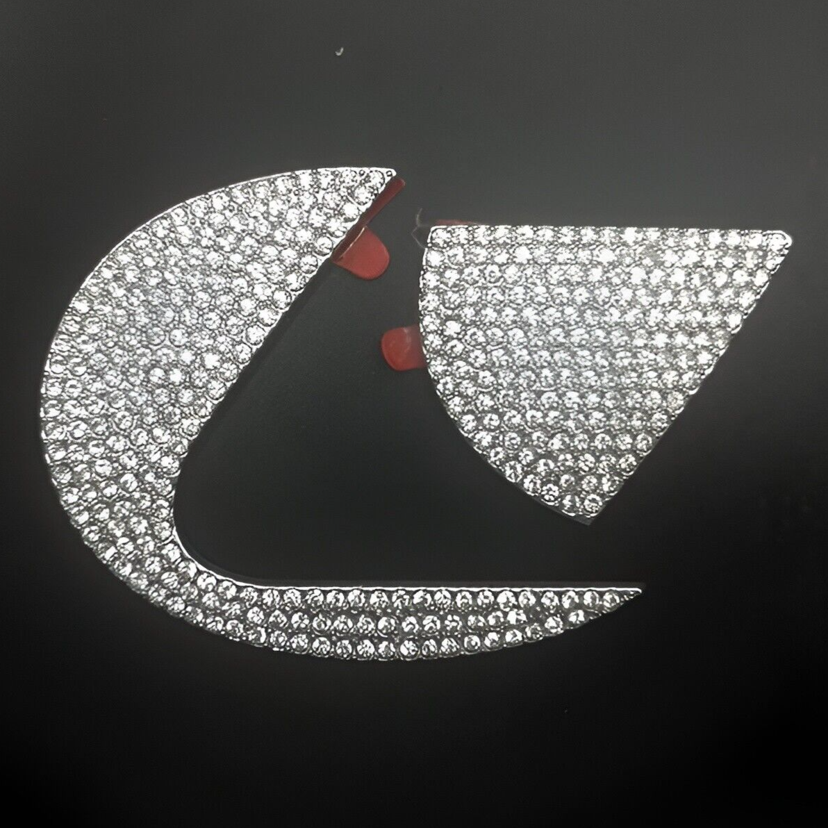 LEXUS Steering Wheel Emblem Zirconia Trim H17.3xW2.4in/H15.7xW2