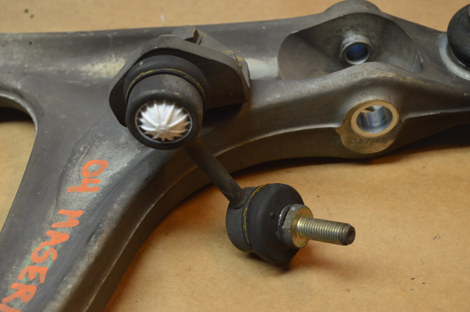2004 M138 MASERATI M128 GT COUPE  FRONT LEFT DRIVER SIDE LOWER CONTROL ARM