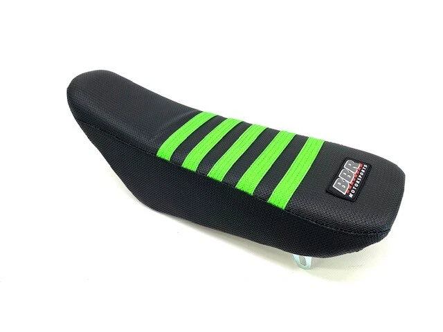 Conjunto de asiento alto BBR negro con costillas verdes Kawasaki KLX110 KLX 110 2002-2025 NUEVO Foto 2 de 3