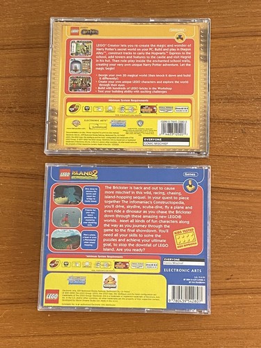 LEGO Island 2 & LEGO Harry Potter PC CD Games 2001 XLNT *Free Shipping* - Picture 2 of 4
