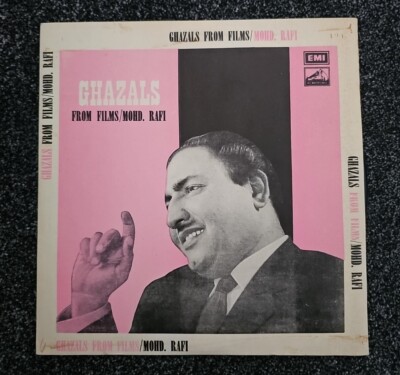 Ghazals From Films / Mohd. Rafi - 12'' LP Record VINYL CD - India 